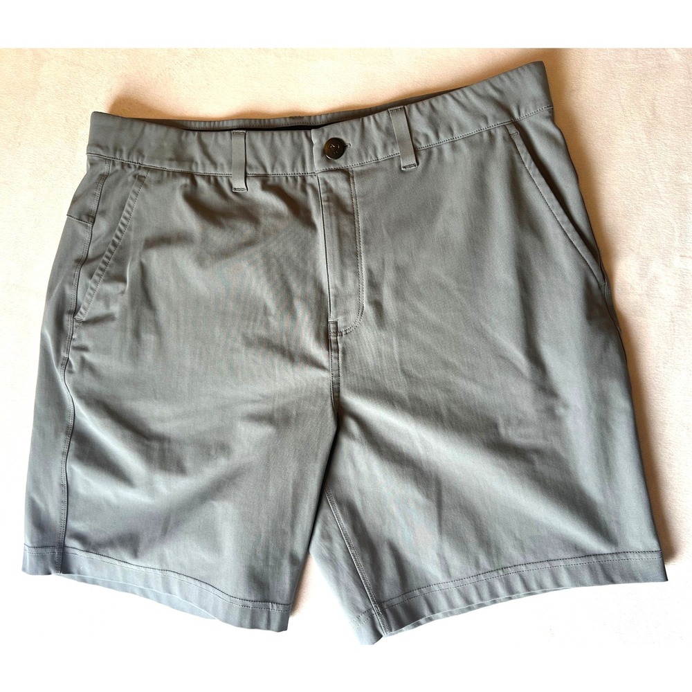 Bad Birdie Mens Golf Shorts Gray Size 32 Performance Activewear Casual Pockets